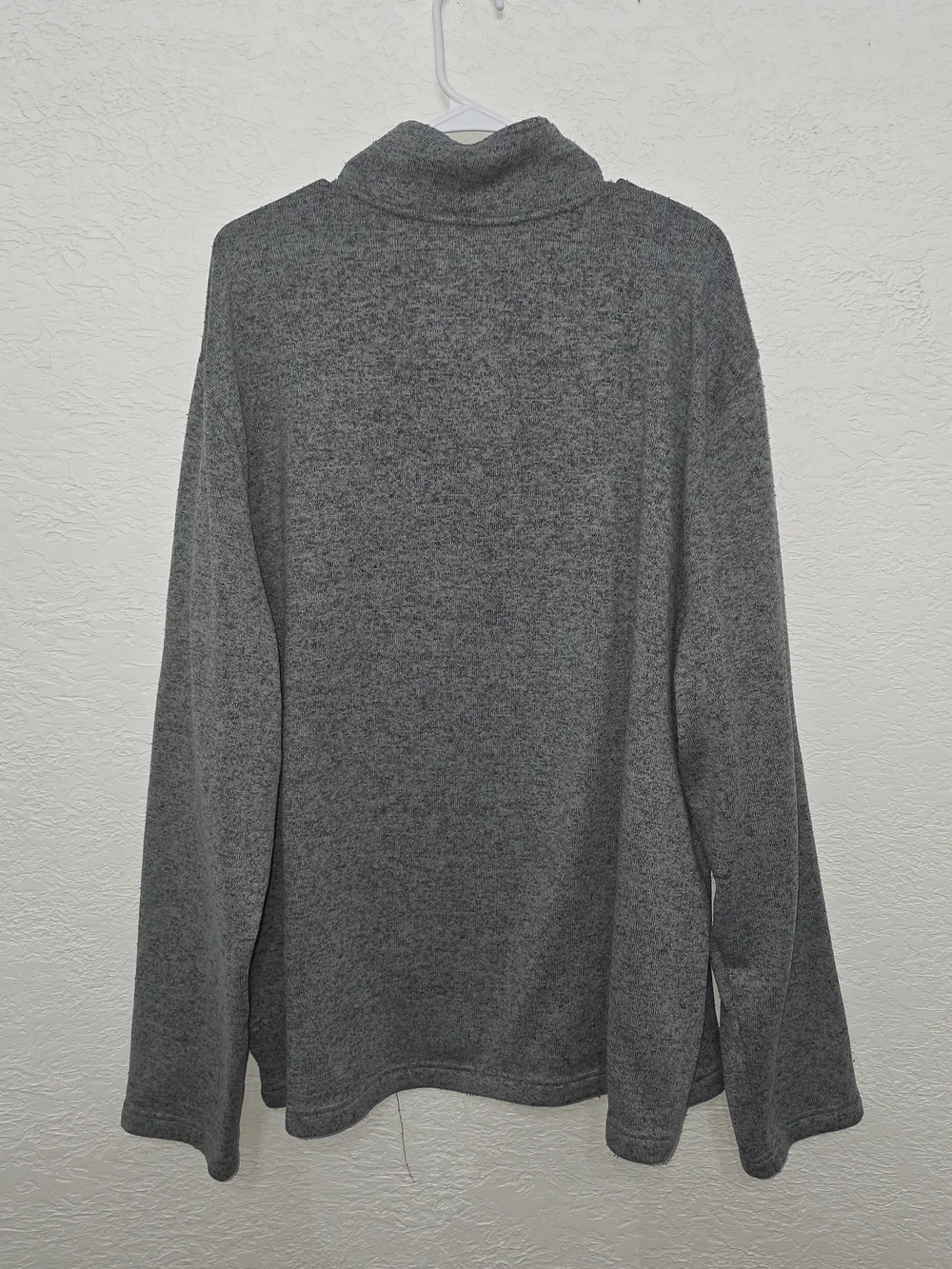 Ocean Current Men’s Charcoal Gray Half-Zip Sweater 3X